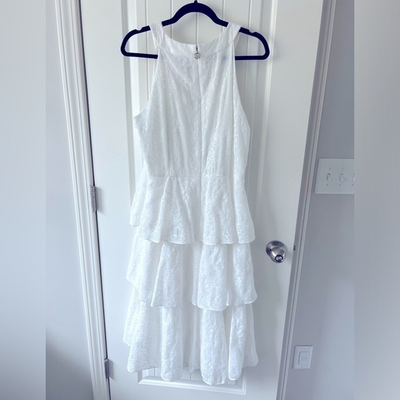 Tommy Hilfiger “Ivy” Embroidered Tiered Dress White Size 14 - Picture 3 of 6
